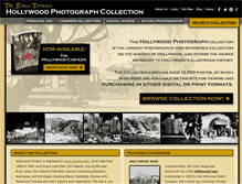 Tablet Screenshot of hollywoodphotographs.com